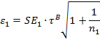 e1=SE_1*sqrt(1+1/(n_1-p_1))